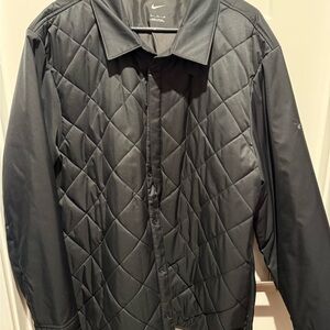 Nike Golf Men's Black Quilted Jacket